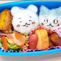 Snapdishの料理写真:ちいかわとハチワレ弁当|みどさん