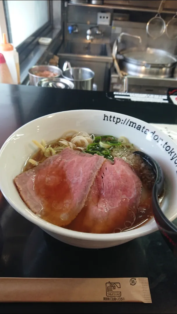 東京都足立区千住東牛骨らぁ麺マタドール本店の贅沢焼牛らぁ麺|たかしさん