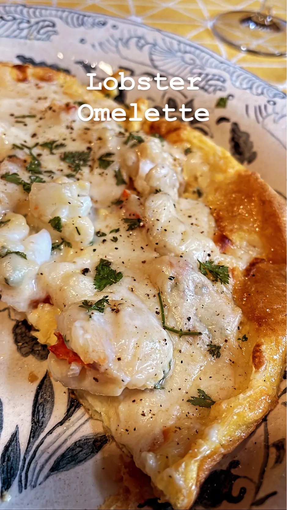 Snapdishの料理写真:Lobster frittata with Mornay Sauce|Chris Shannonさん