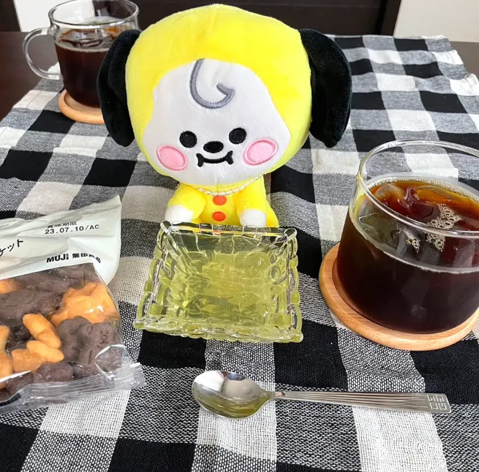 お菓子　ゼリー&ビスケット&アイスコーヒー|emiさん