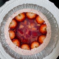 いちごゼリーといちごレアチーズケーキ🍓