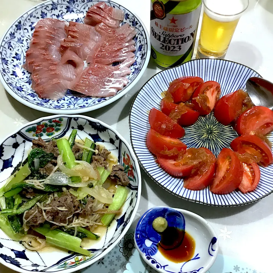 Snapdishの料理写真:ヒラマサのお刺身|Yukikoさん