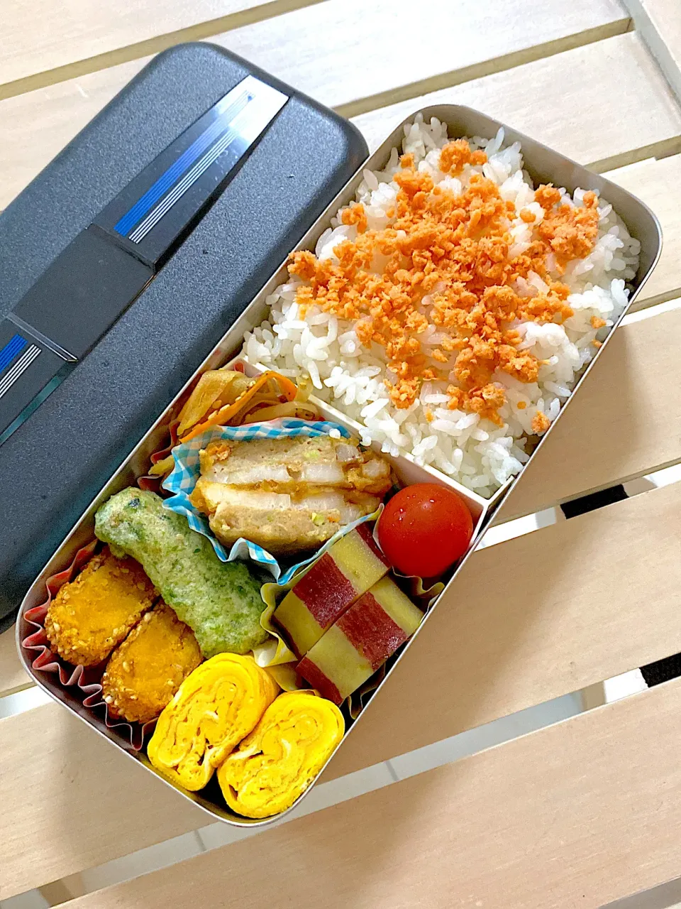 Snapdishの料理写真:中学生男子お弁当|norikoさん