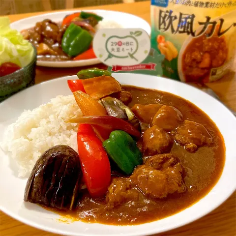 「PlantRECIPE(プラントレシピ) 欧風カレー」を使ってみたSnapdishの料理・レシピ写真:大豆ミートの欧風カレー