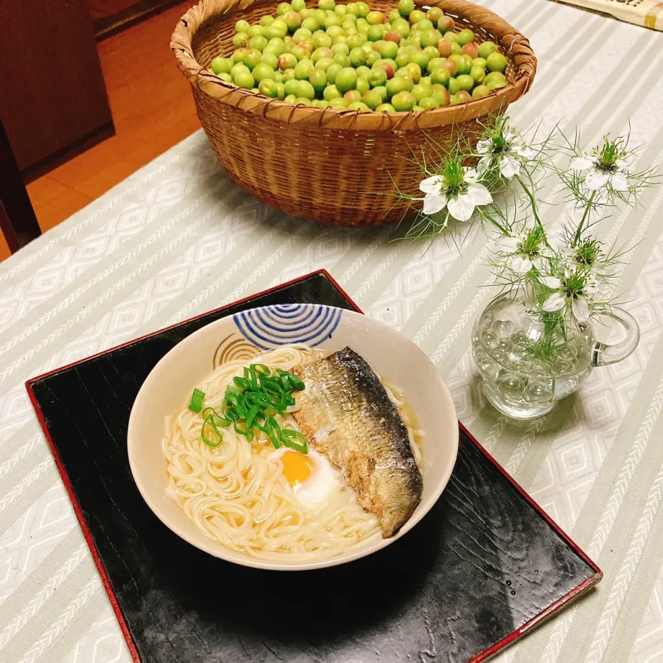 grandmaの晩ごはん☆ 今夜は簡単にニシンうどんで…|kaoriさん