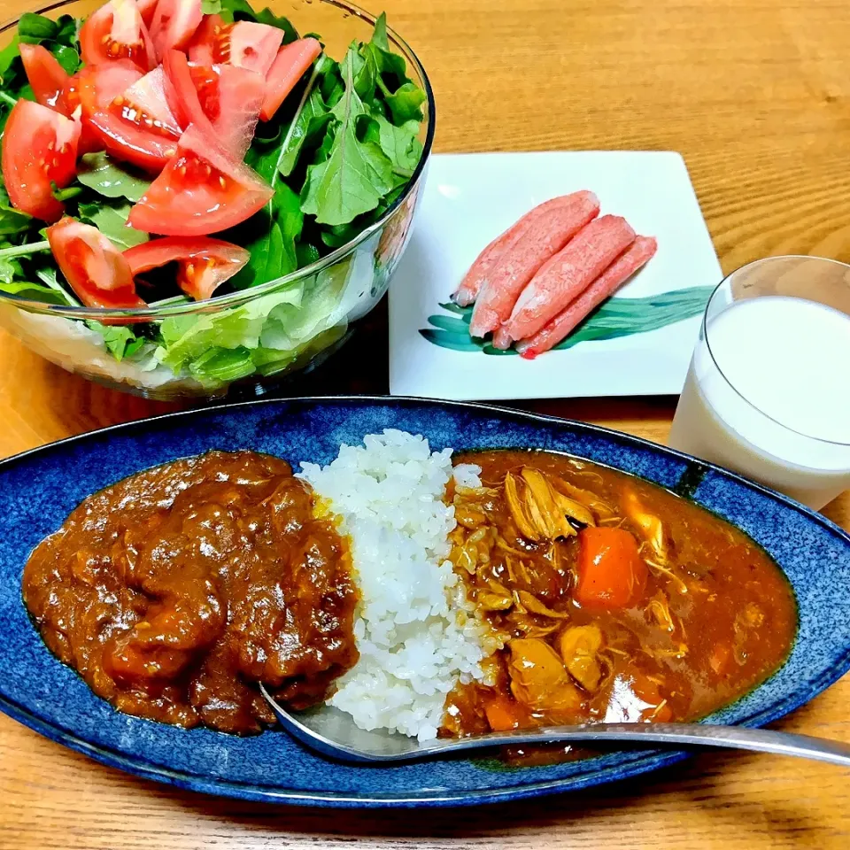 あいがけカレー🍛|ぽんしきさん