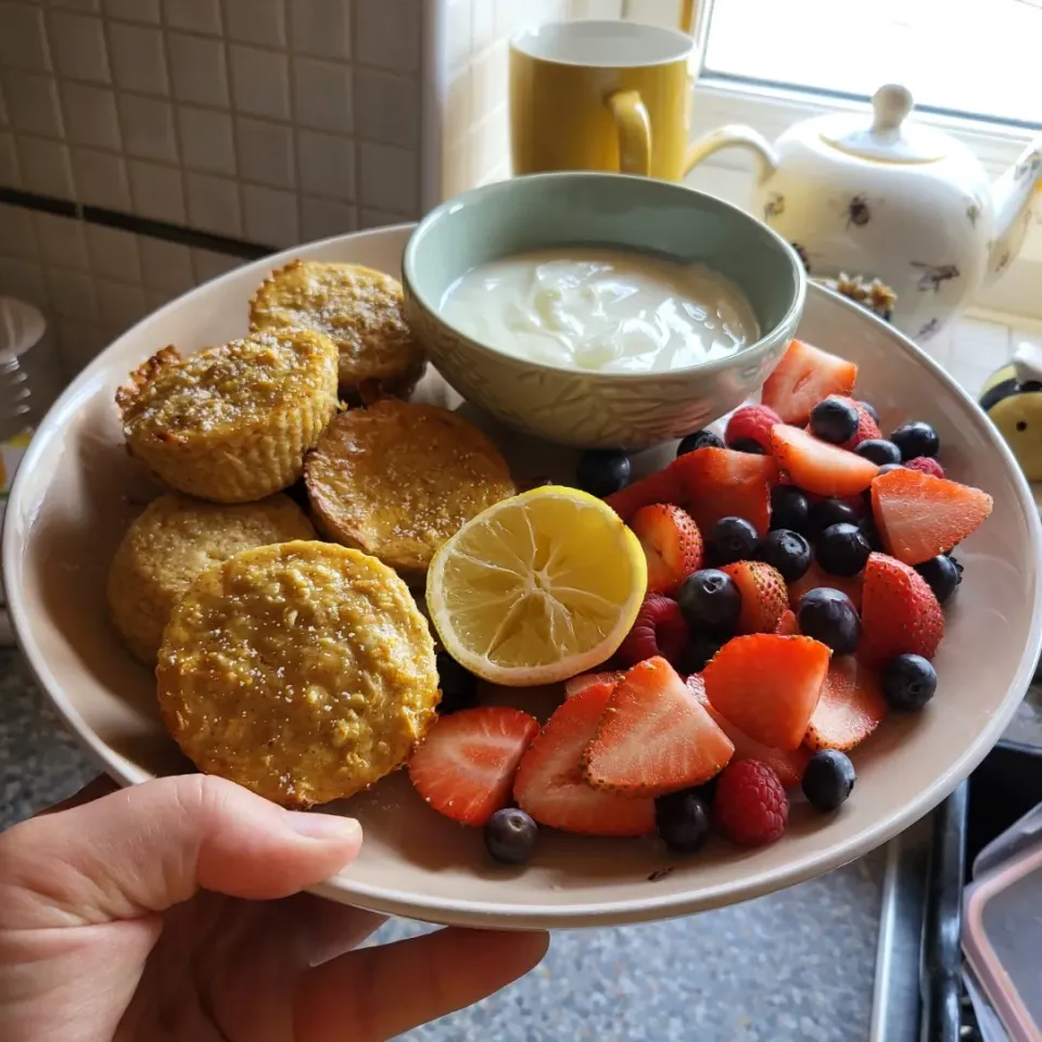 Baked Oats Carrot Cake Cup Cakes|FatGirlFoodJourneyさん