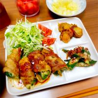 ピーマンのチーズ肉巻き