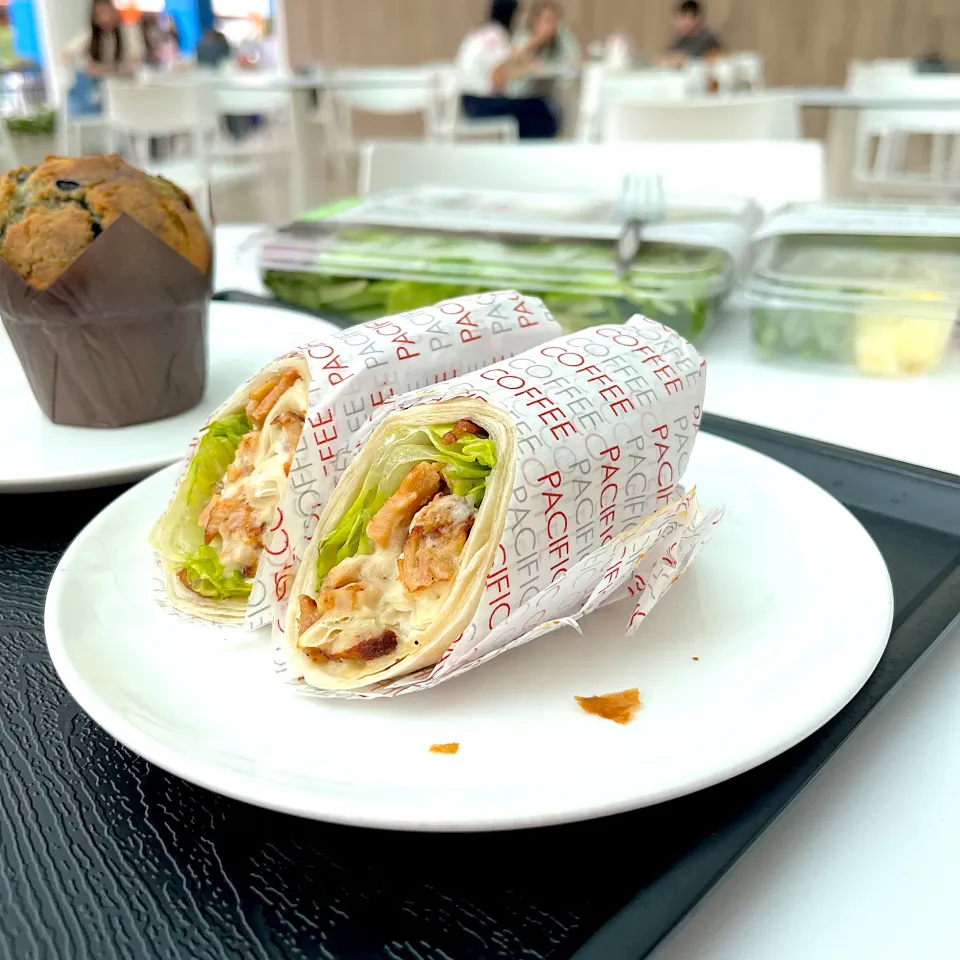 Greek style chicken shawarma wrap|skyblueさん