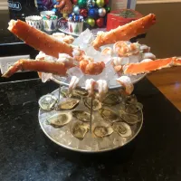 Homemade seafood tower.|ernest ristiさん