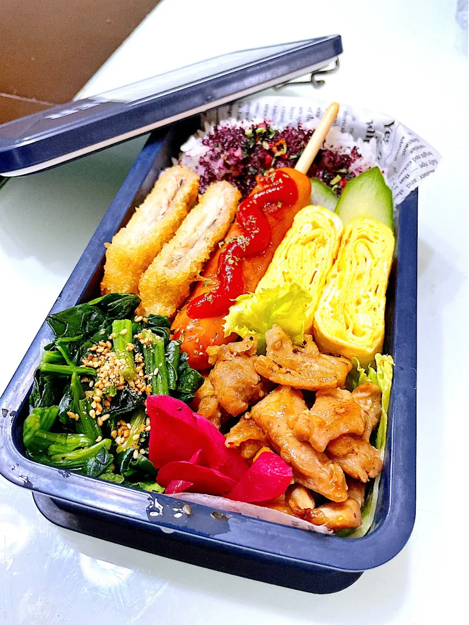 今日の息子弁当🍱😋|アッシュさん