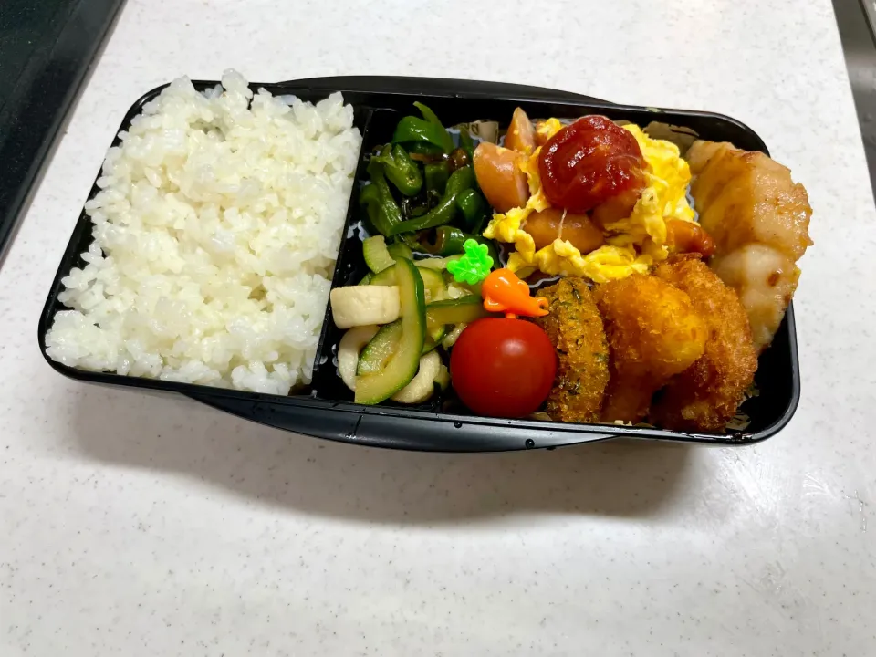 5/30 彼氏弁当⁂カジキステーキ弁当|ゆさん