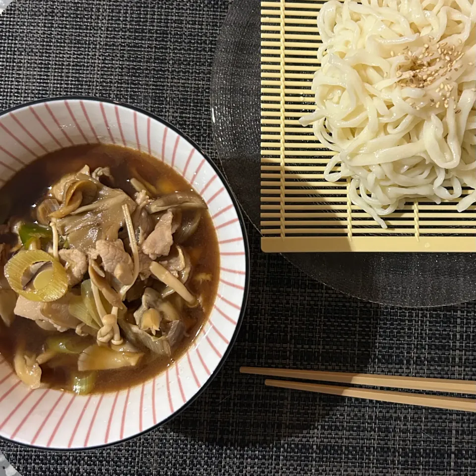 肉汁のつけうどん|AKUBI*:ஐ(●˘͈ ᵕ˘͈)さん