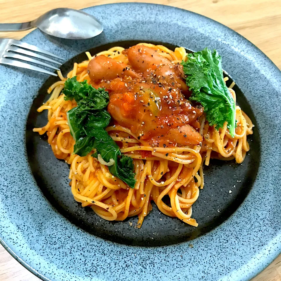 ミートソースのパスタ🍝|まいまいさん