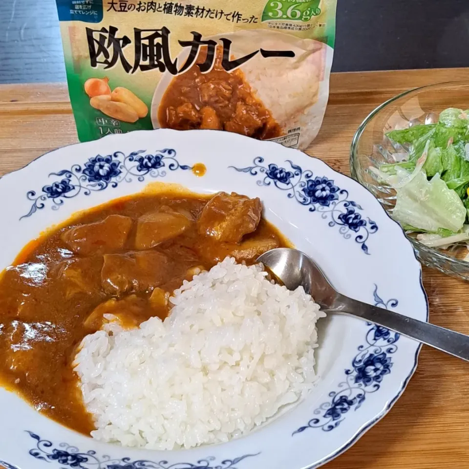 大豆ミートの欧風カレー
|デジタルパーマさん