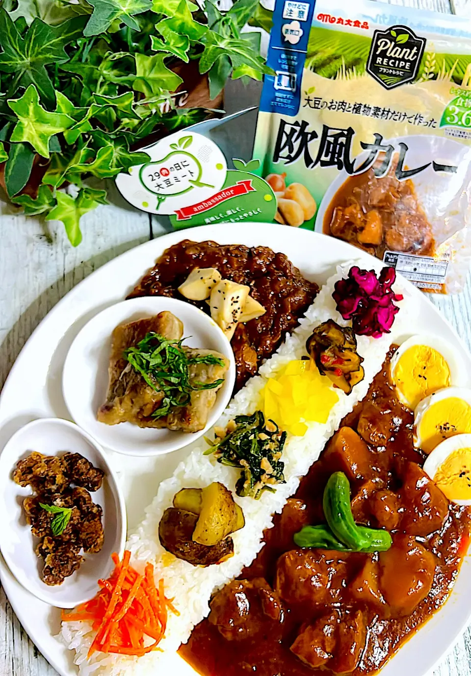 大豆のお肉と植物素材だけで作った欧風カレースペシャル🍛|🌺🌺Foodie🌺🌺さん