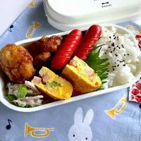 Snapdishの料理写真:鶏のから揚げ弁当|nonaさん