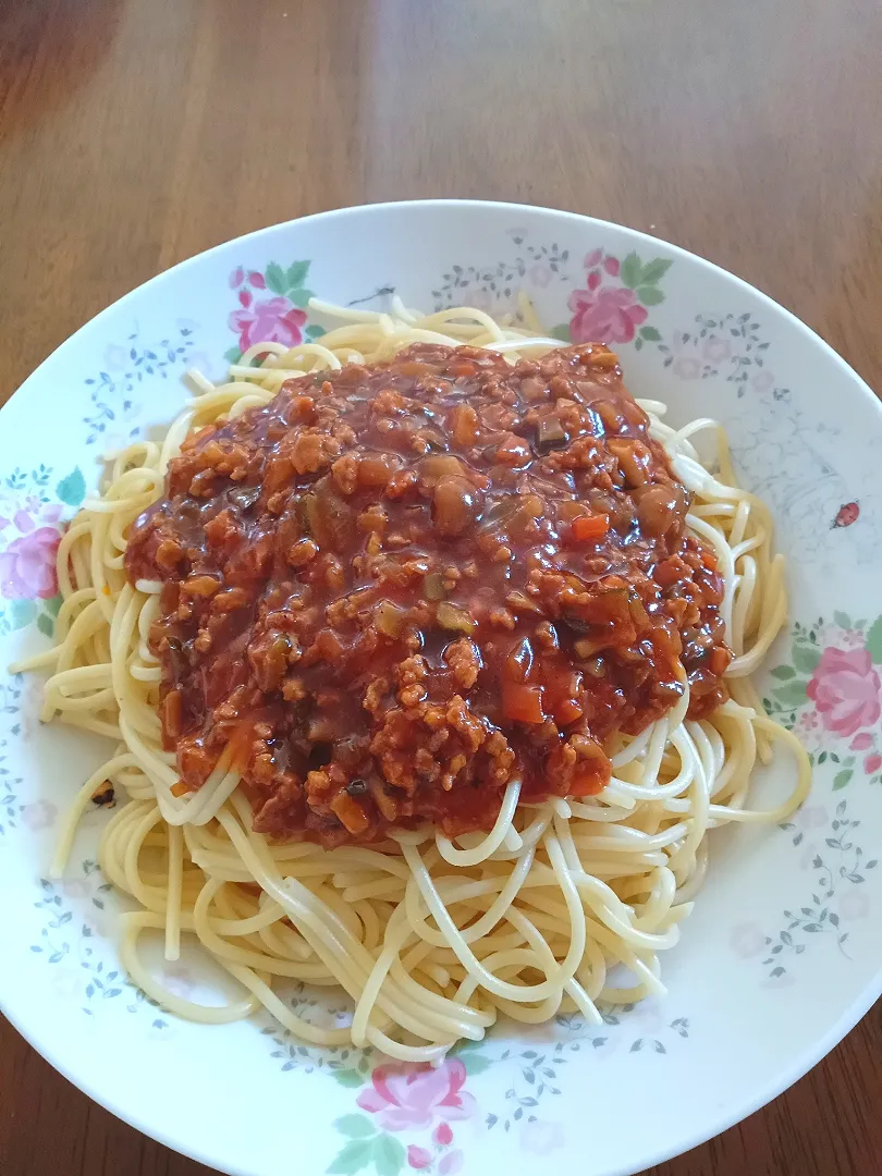 ミートソーススパゲッティ🍝|はるchanさん