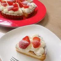 いちごのチーズケーキタルト🍓|mizukiさん