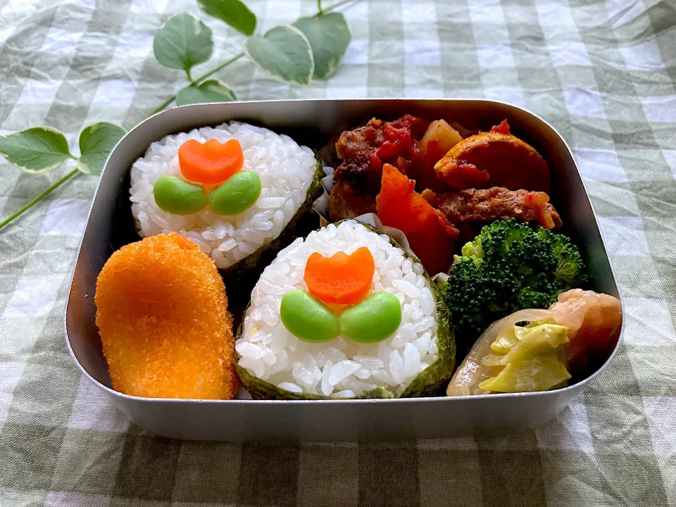 ＊チューリップ🌷べびたん＊年中さん幼稚園お弁当＊|＊抹茶＊さん