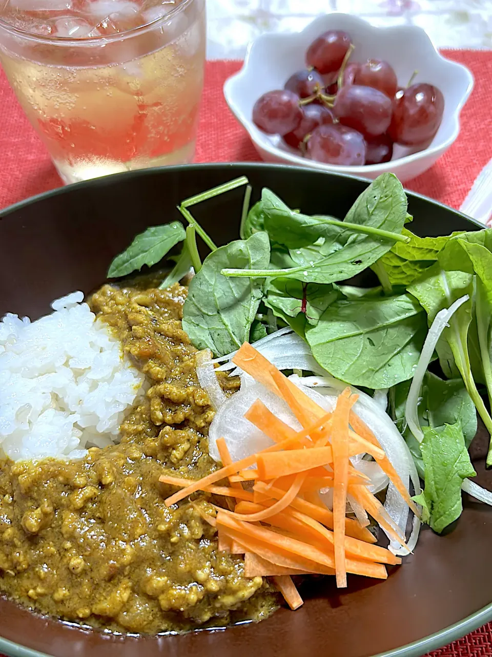 キーマカレー 野菜乗せ|🍒ふみりん🍒さん