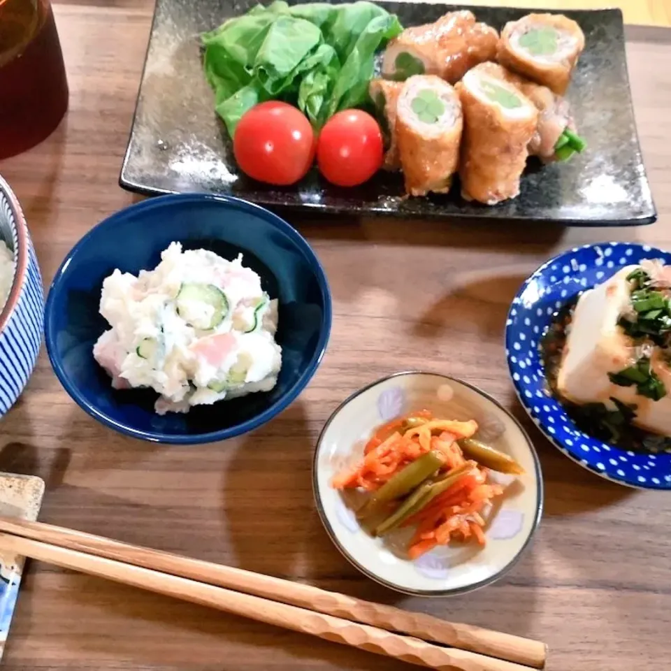 にんにくの芽巻き焼き|みきやんさん