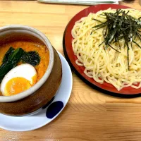 Snapdishの料理写真:つぼ坦々温つけ麺|ベガさん