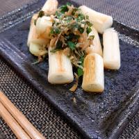 焼きネギのネギだれがけ