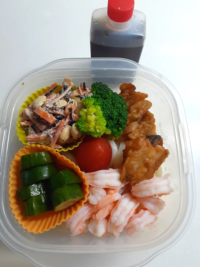 ☆中学生弁当☆うどん！その他諸々(笑)学校で話題になったらしい。|ｼｮｺﾗさん