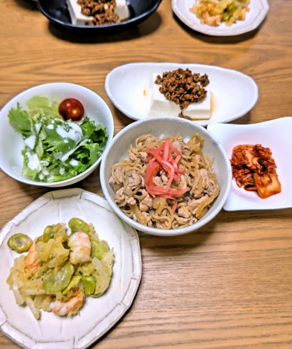 『そら豆と海老と新玉ねぎのかき揚げ　米粉で』|seri-chanさん