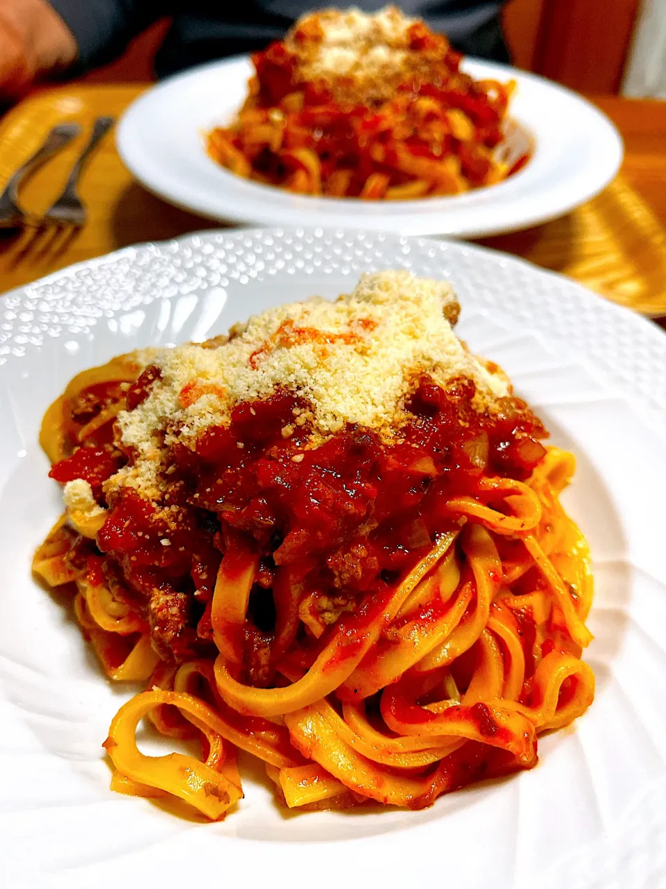 2023/05/31 ボロネーゼ・タリアテッレ🍝久しぶりに山菜以外の料理🤭|Blueberry🫐さん