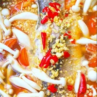 Thai Steamed Fish with Lime & Garlic|feeqsyaneeさん