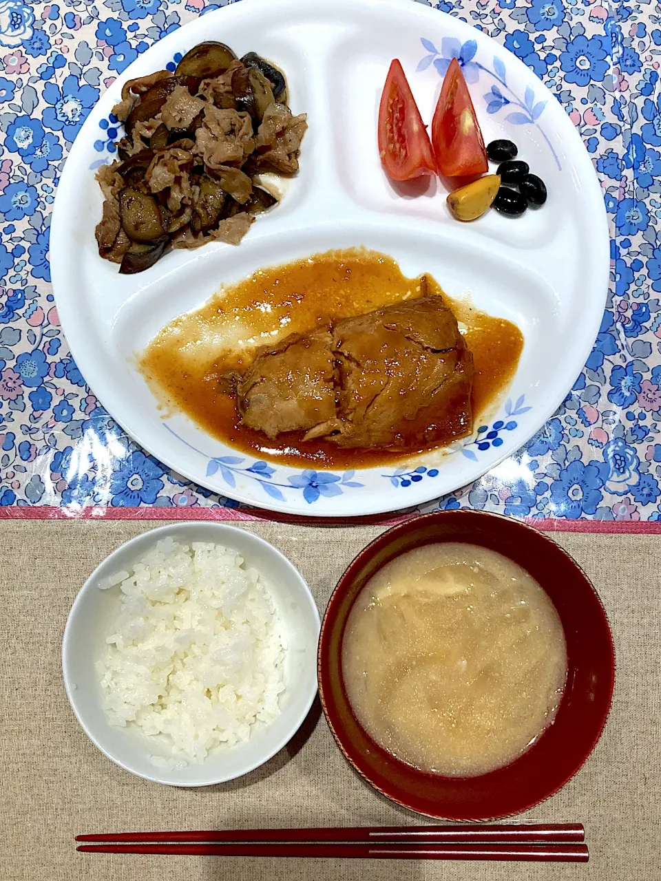 鯖の味噌煮と豚バラ茄子|おしゃべり献立さん