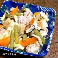 厚揚げと肉団子の煮物