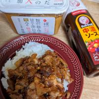 豚肉万能味ソース丼