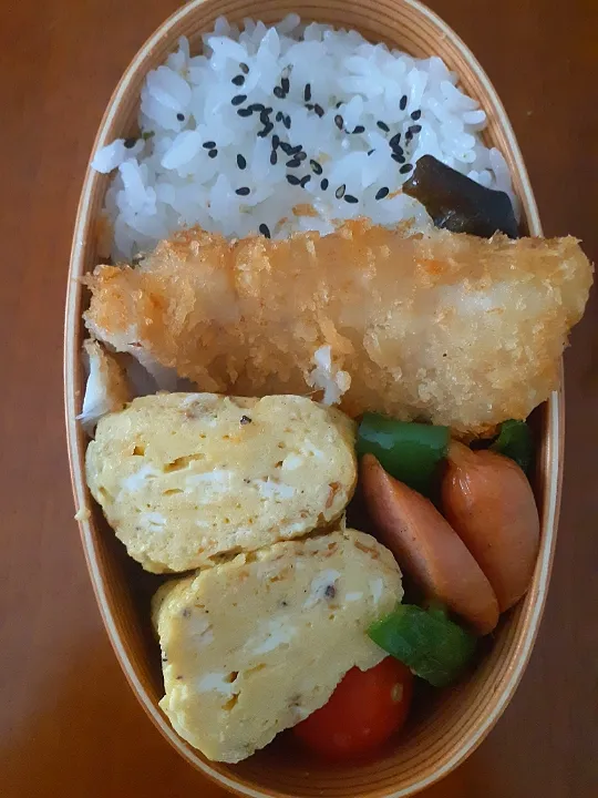 白身魚のフライ弁当|リオレイアさん