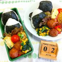 🍱今日の息子達のお弁当&置き弁