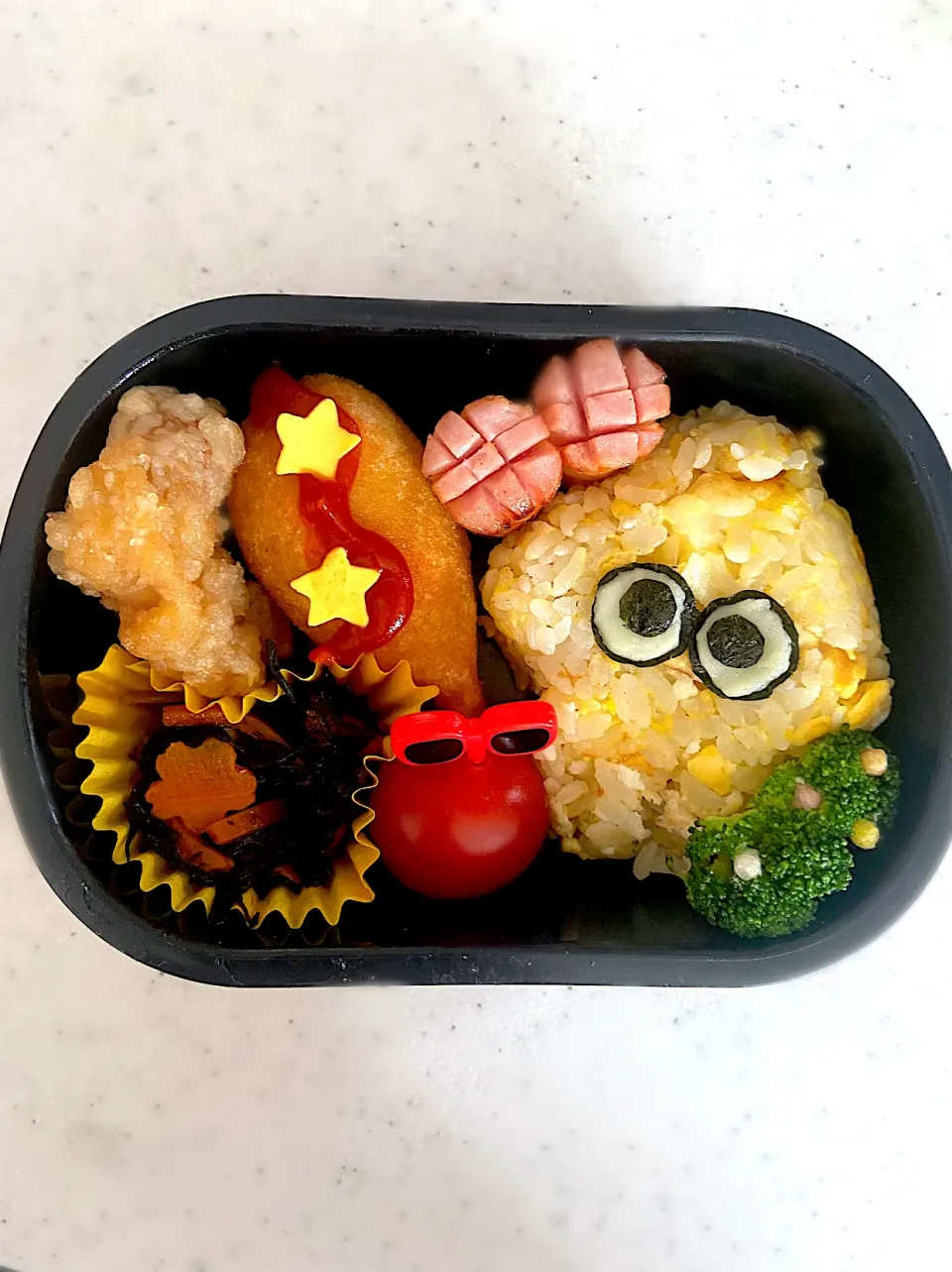 Snapdishの料理写真:小1弁当🍙スプラトゥーン|綺花さん