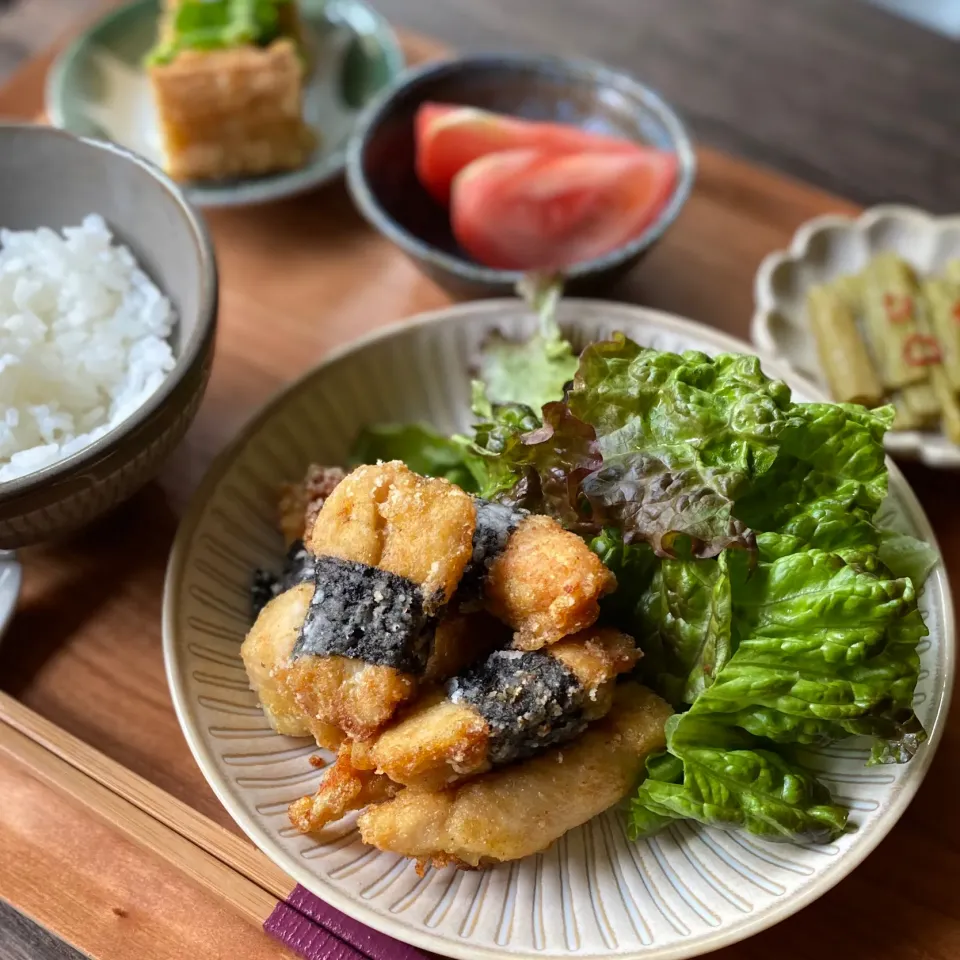 海苔巻きカレー唐揚げ|ちぐあささん