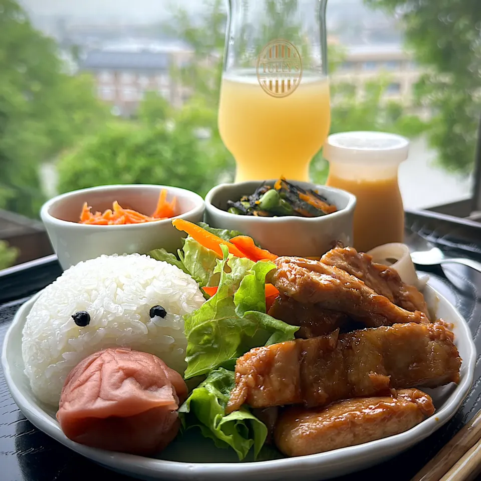 古尾谷りかこさんの料理 焼きとり　でワンプレートランチ|くまちゃんさん