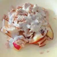 tuna , apple & japanese mayo sauce|ma chérie d'amourさん