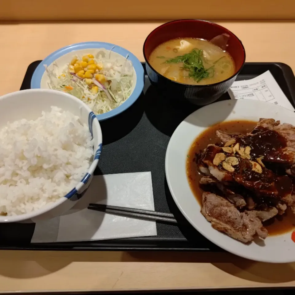 トンテキ定食|アクちゃんさん