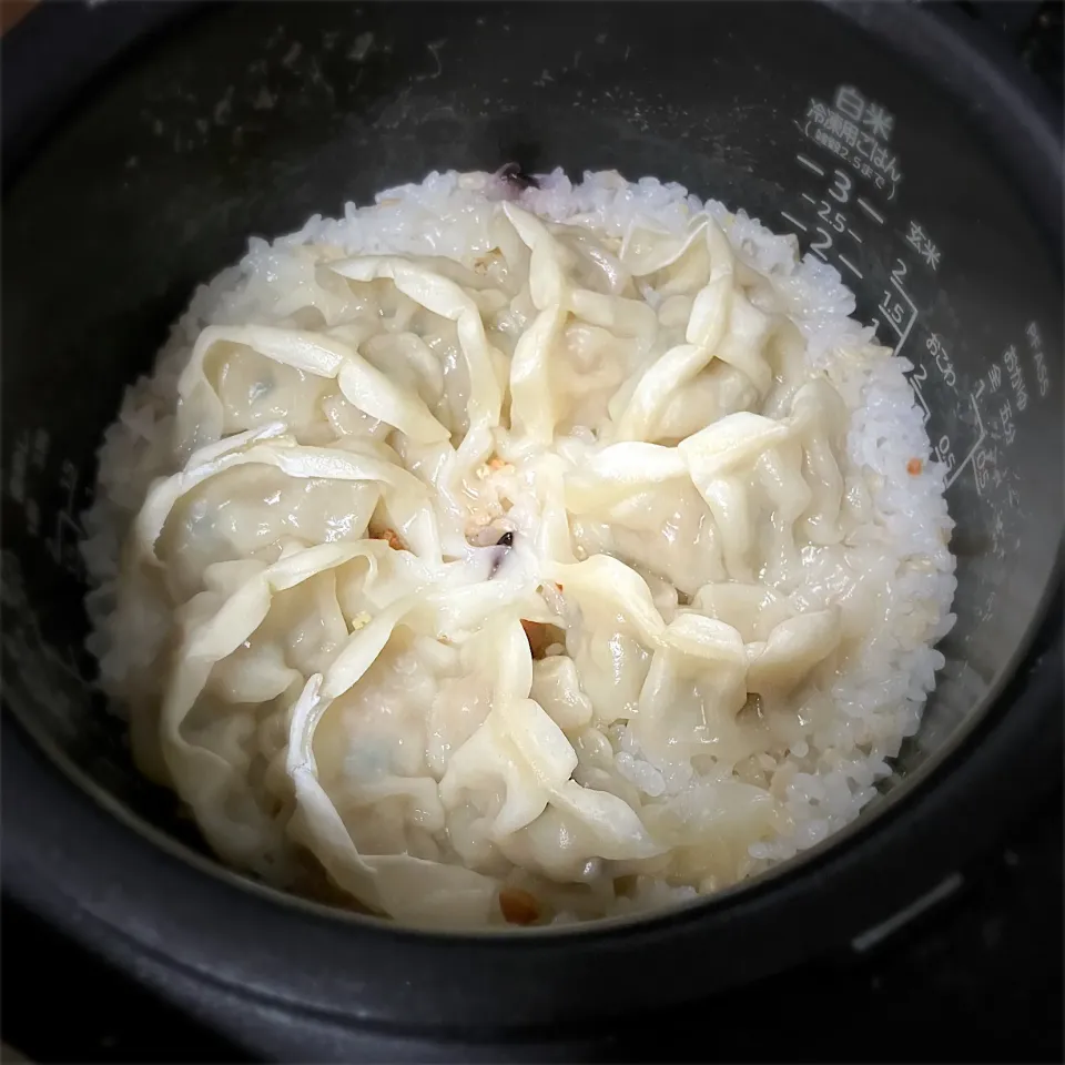 今夜は、炊き込み餃子ごはんを頂きました😋🎉🎵|ギムレットさん