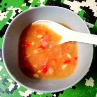 Snapdishの料理写真:sambal tomatos|Ohmygoshin Kawaiiさん