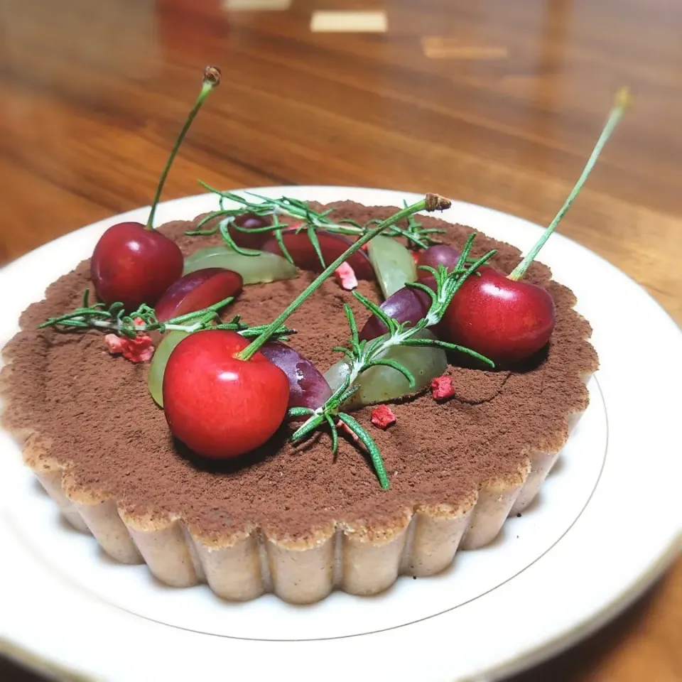 焼かないチョコタルト|トケイソウさん