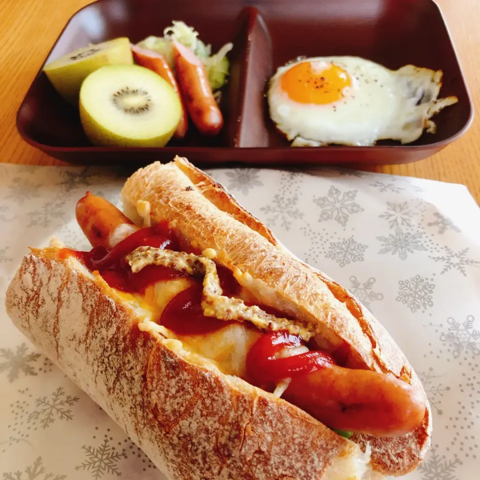 コストコもビックリ‼️バゲットでホットドッグ🌭|naoさん