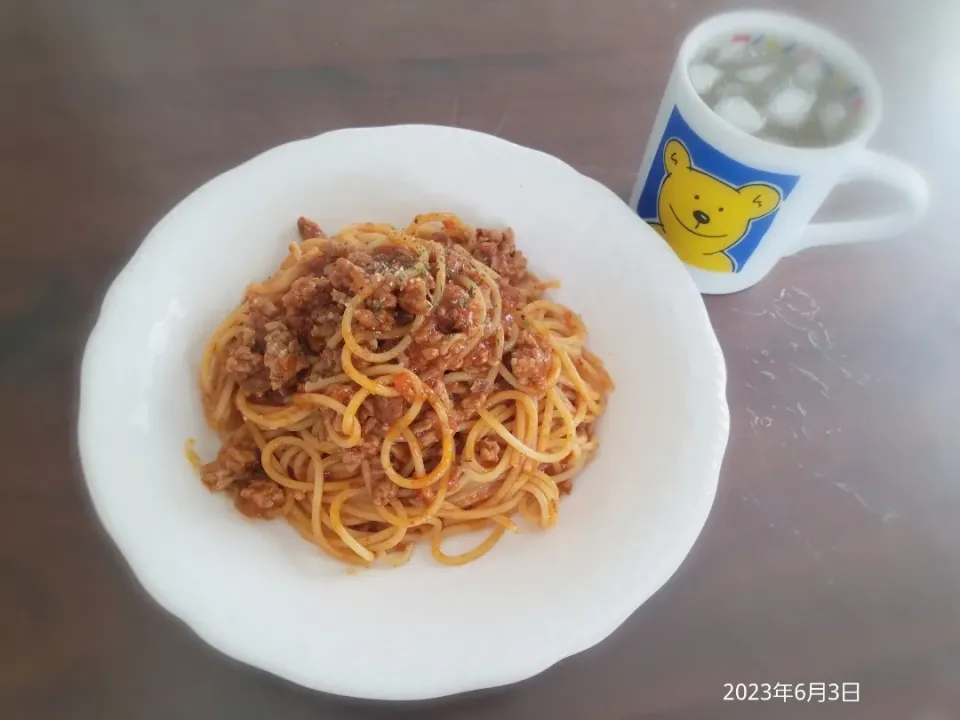 2023年6月3日の昼ご飯
ボロネーゼ
焼酎水割り|ソラ♂のご飯さん