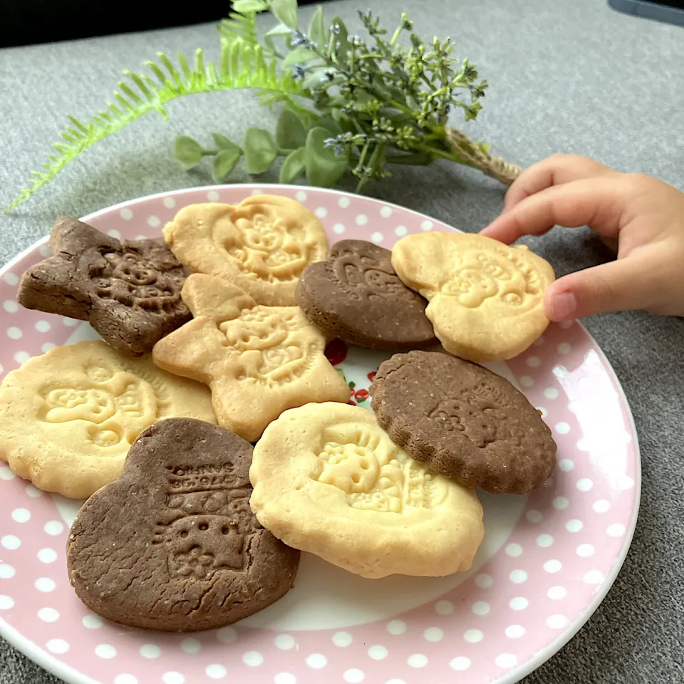 Snapdishの料理写真:バター不使用米粉クッキー🍪|ららさん