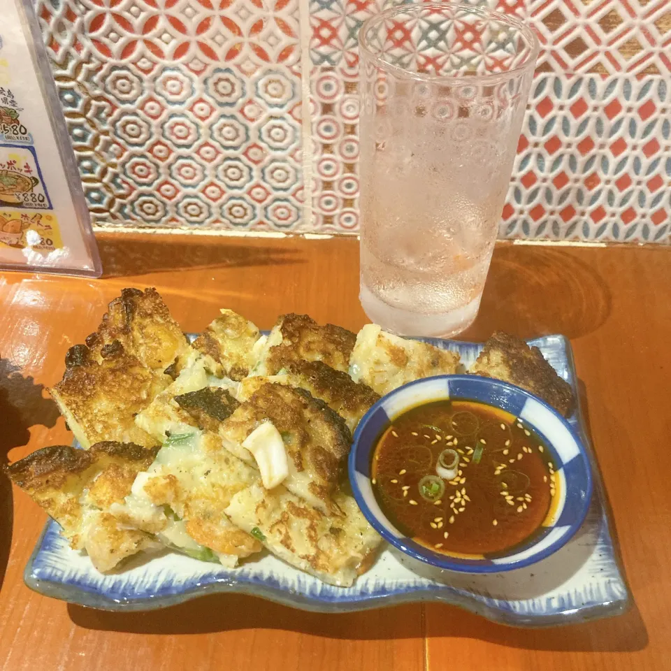 Snapdishの料理写真:海鮮チヂミ|ちゃみこさん