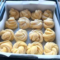 ちぎりパン(形成後)